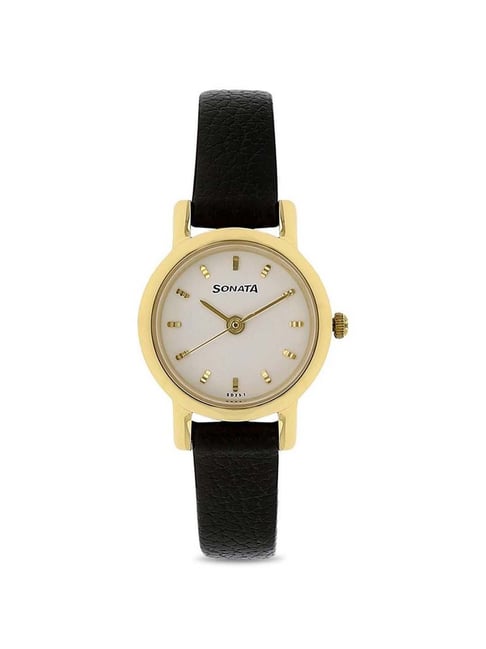 Sonata NM8976YL02W Analog Watch for Women