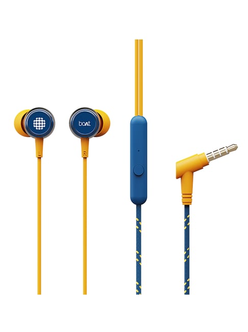 Buy boAt Bassheads 172 T In Ear Wired Earphones (Jazzy Blue) Online At
