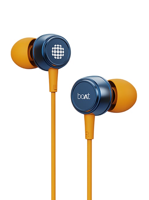 Buy boAt Bassheads 172 T In Ear Wired Earphones (Jazzy Blue) Online At