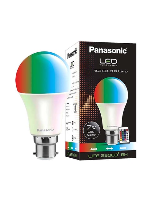 Buy Panasonic Watts LED Bright and Energy Saving RGB Bulb (RGB