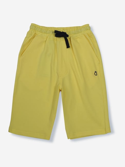 Gini & Jony Kids Yellow Mid Shorts