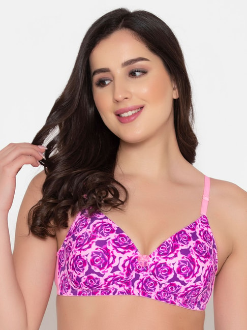 Clovia Pink Non Wired Padded T-Shirt Bra Price in India