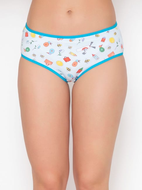 Clovia Multicolor Printed Hipster Panty Price in India