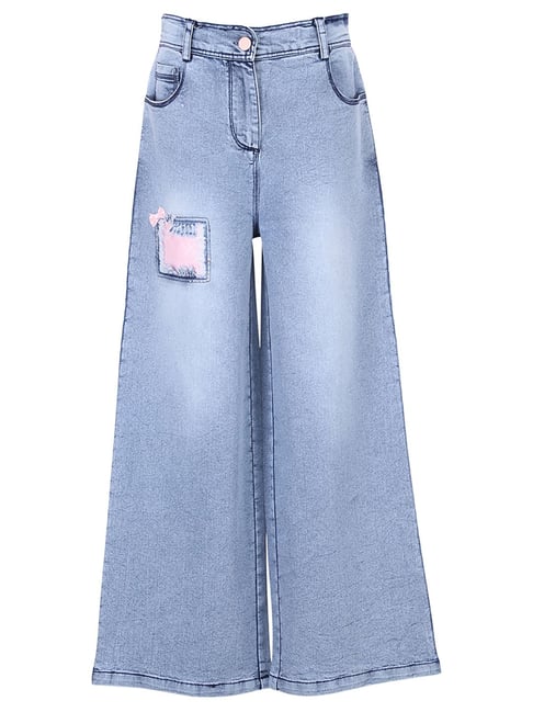 DDM Clothing Stylish Denim BUT CUT Pant For Women Jeans