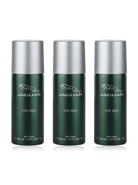 Jaguar For Men Deodorant Spray (Pack of 3)