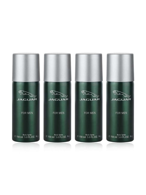 Jaguar For Men Deodorant Spray (Pack of 4)