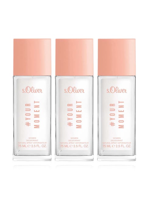 S Oliver s.Oliver Your Moment Deodorant Spray (Pack of 3)