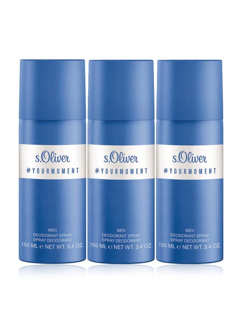 S Oliver s.Oliver Your Moment Deodorant Spray (Pack of 3)