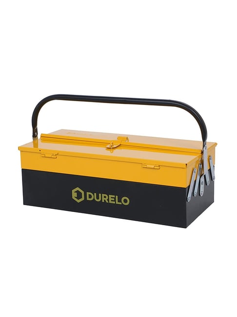 DURELO D33-17-3 Metal Tool Box (Yellow/Black)-DURELO-Electronics-TATA CLIQ