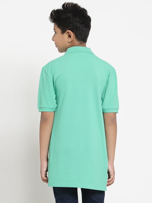 parrot green polo t shirt