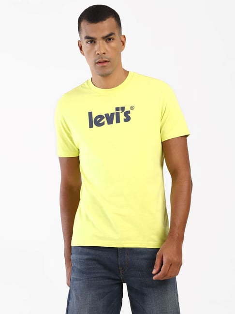 Yellow levis shop t shirt