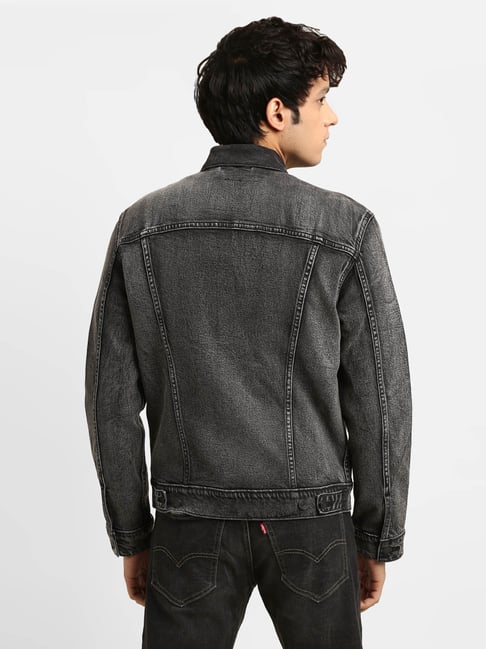 Buy Levi's Dark Grey Regular Fit Jackets for Men Online @ Tata CLiQ