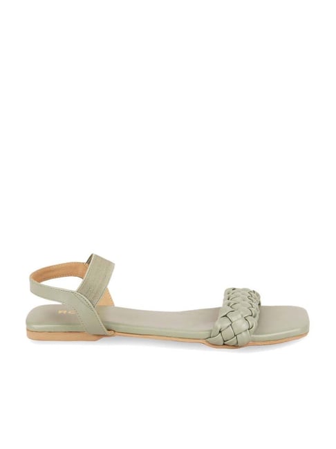 Rocia by Regal Women's Beige Ankle Strap Sandals