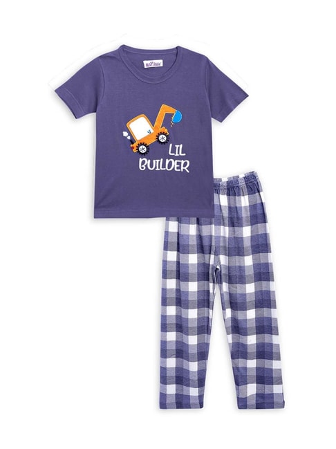 Nite Flite Kids Multicolor Cotton Printed T-Shirt & Pyjama