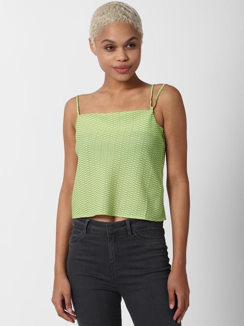 Forever 21 green sales blouse