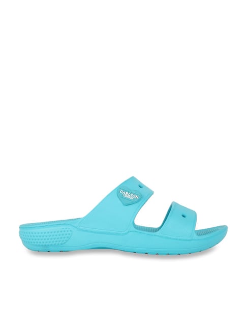 Carlton London Women's Sky Blue Casual Sandals