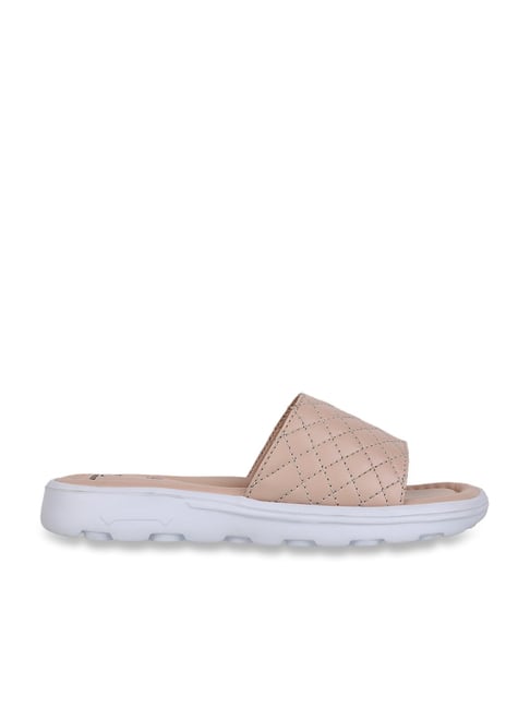 Carlton London Women's Beige Slides