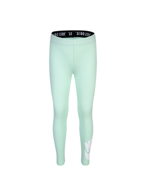 Buy Nike Kids Mint Green Solid Leggings for Girls Clothing Online @ Tata  CLiQ