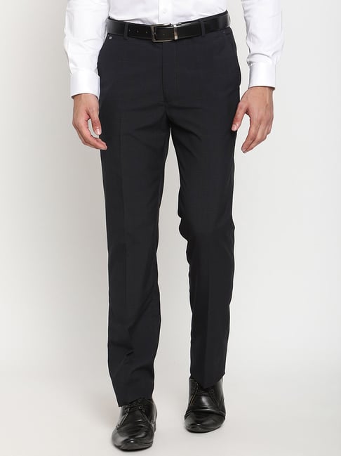 Cantabil Formal Trousers  Buy Cantabil Men Grey Formal Trousers Online   Nykaa Fashion