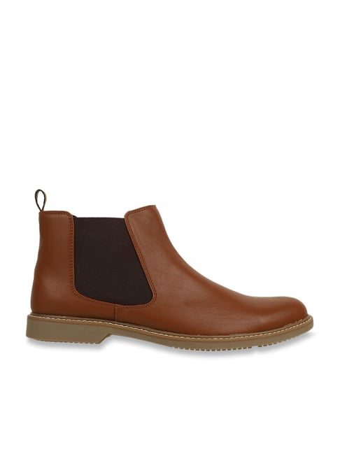 Carlton London Men's Tan Chelsea Boots