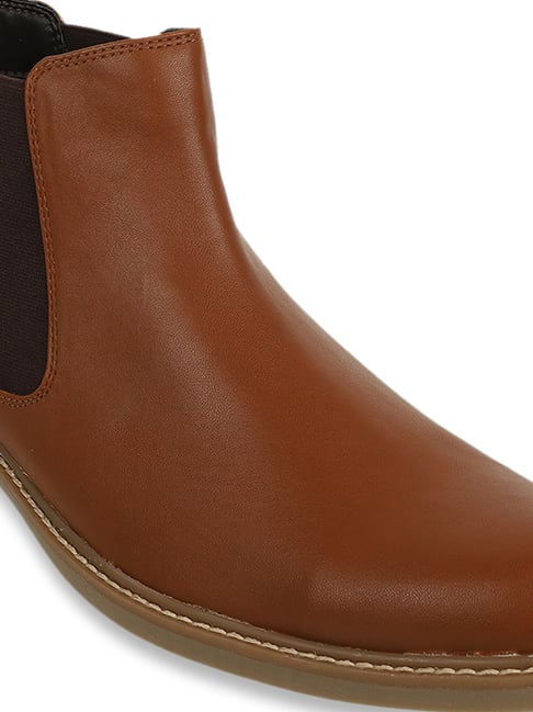 Buy Carlton London Men's Tan Chelsea Boots for Men at Best Price Tata