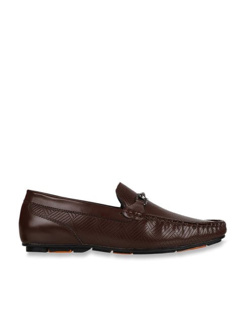 Carlton London Men's Brown Casual Loafers