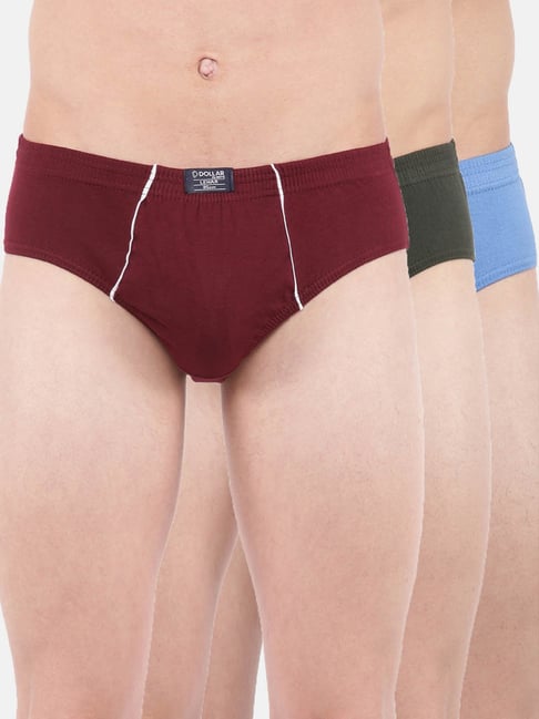 Buy DOLLAR Lehar Men's Assorted Solid 100% Cotton Pack of 3 Trunks Online  at Best Prices in India - JioMart.
