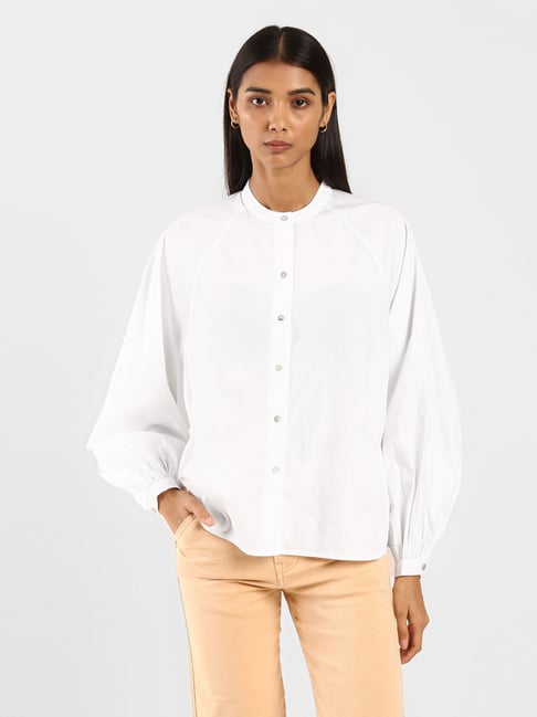 Levi's White Cotton Shirt Price in India