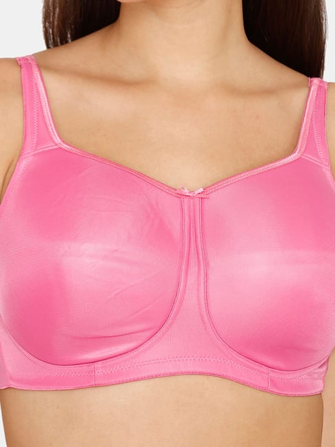 Zivame Pink Non Wired Non Padded Minimizer Bra Price in India, Full  Specifications & Offers