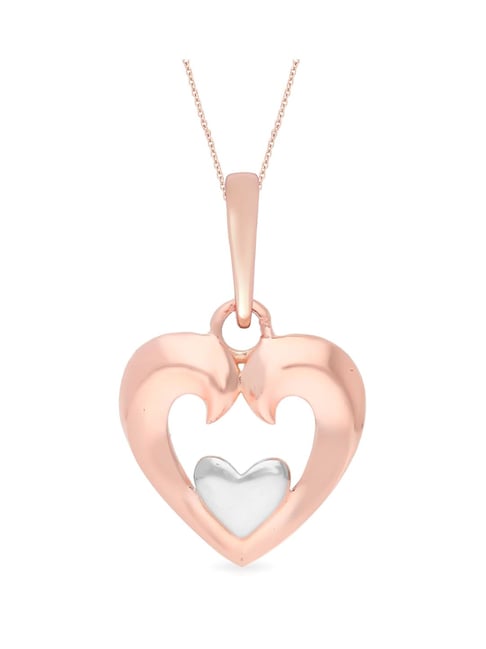 Diamonds 18k Gold Heart Pendant 