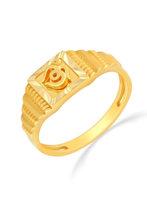Buy Malabar Gold and Diamonds 22k Gold Spiritual Ring for Men Online At ...