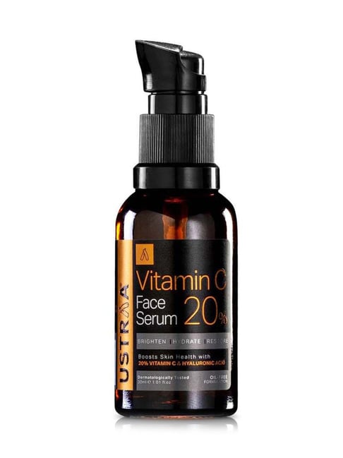 Ustraa 20% Vitamin C Face Serum with Hyaluronic Acid 30 ml