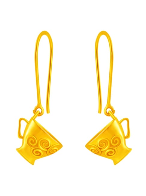P.C. Chandra Jewellers 14k Gold Earrings for Women-picture-24