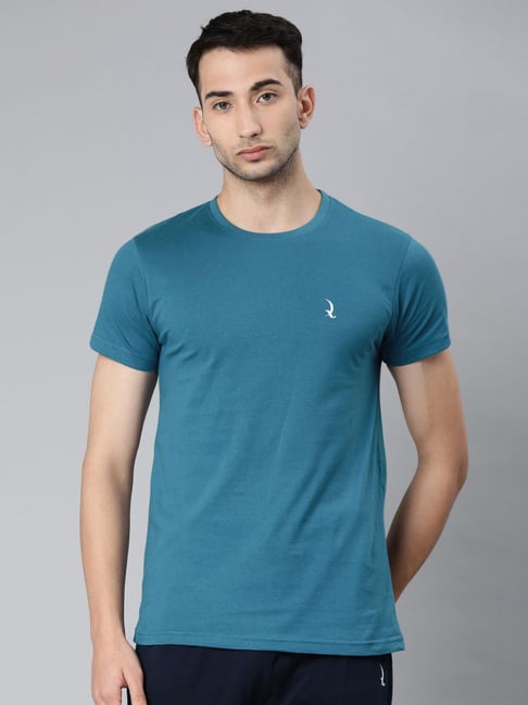 teal colour t shirt