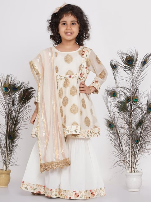 Baby Girls Sharara Dress Designs 2024-2025 For Wedding | Kids dress  patterns, Kids party dresses, Sharara designs