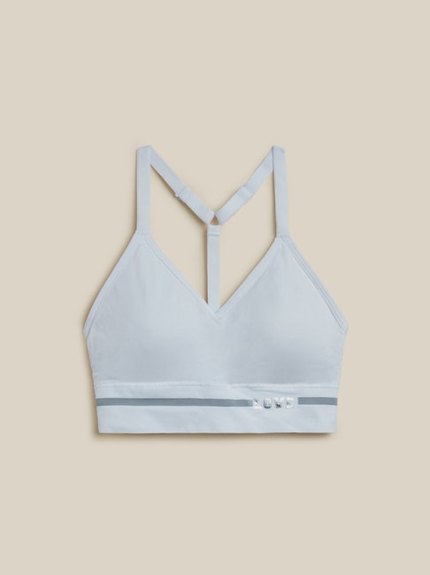 Superstar by Westside White Padded Joanna Sports Bra Price in India