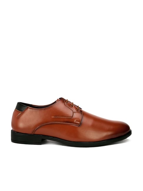 Giorgio Men's Tan Derby Shoes-picture-21