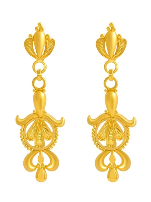 P.C. Chandra Jewellers 22k Gold Earrings for Women-picture-16