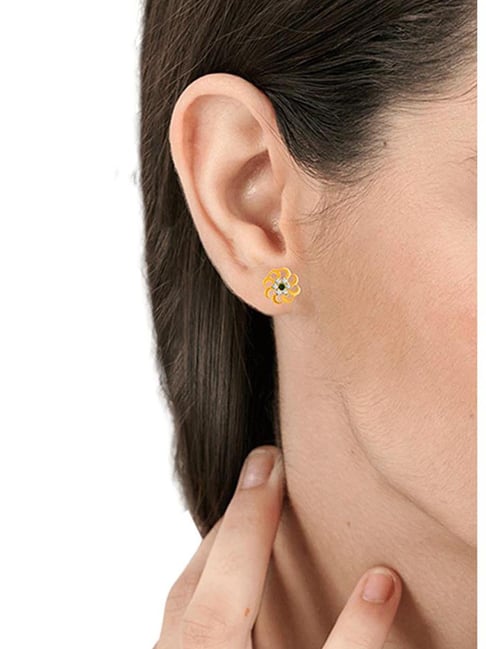 Tiny Diamond Studs | 18KT Gold | Melt Jewellery