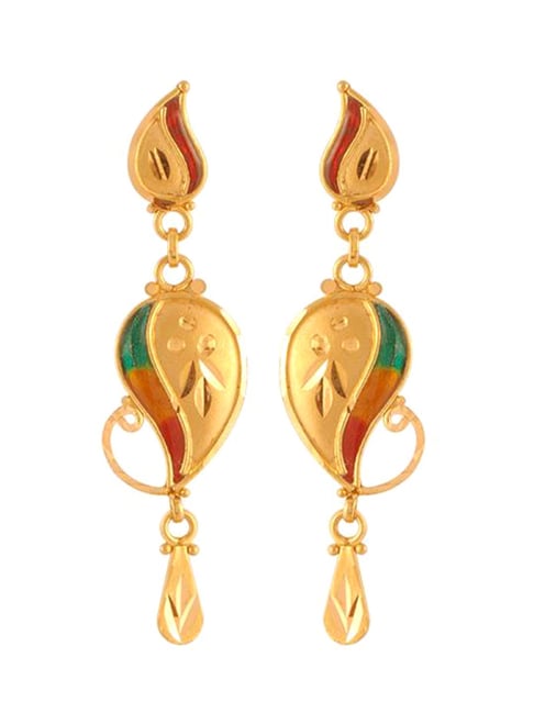 P.C. Chandra Jewellers 22k Gold Earrings for Women-picture-15