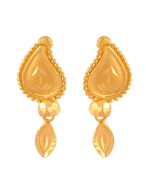 Buy P.C. Chandra Jewellers Gold d A Lovely Heart Detail Earrings Online At  Best Price @ Tata CLiQ