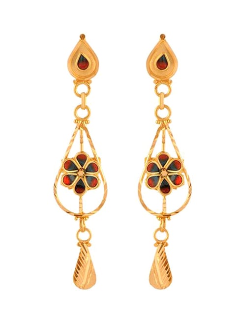 P.C. Chandra Jewellers 22k Gold Earrings for Women-picture-25