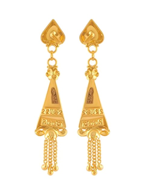 Buy Chandra Jewellers 22k Gold Earrings for Women Online At