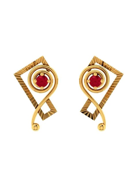 Buy P.C. Chandra Jewellers Women 22K(916) Intricately Designed 22K Yellow  Gold Jhumka Style Earrings at Amazon.in