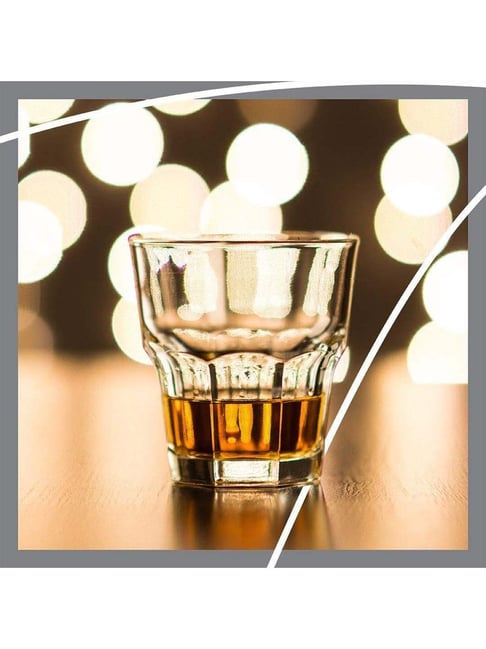Pasabahce Casablanca 52694 – Set 3 Bicchieri Da Whisky Turchesi 245 Cc, Vetro Di Design