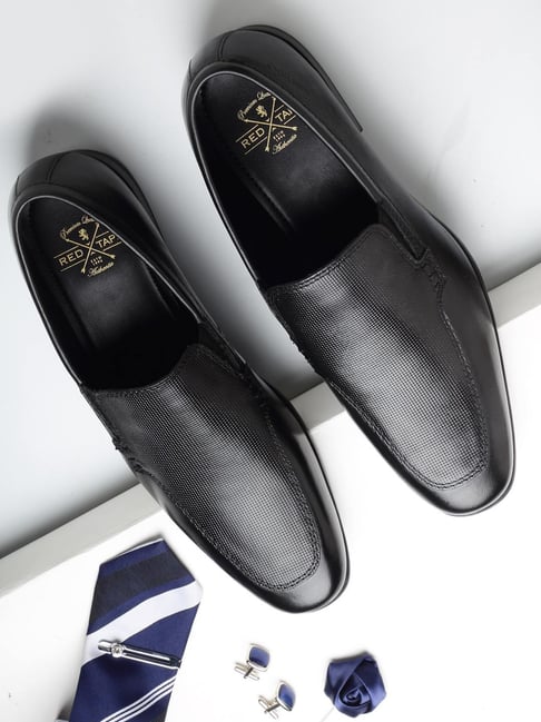 Red Tape Men's Black Formal Loafers