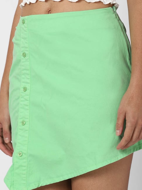 Forever 21 Green Mini Skirt