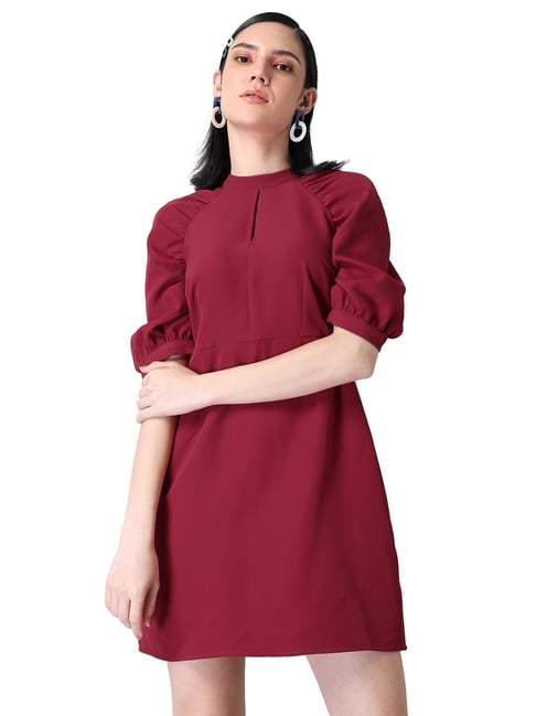 Buy FabAlley Red Regular Fit Dress for Women Online @ Tata CLiQ