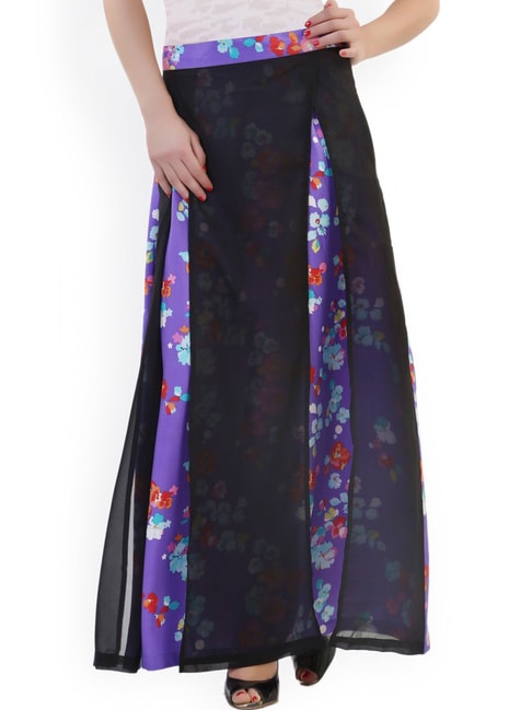 Belle Fille Multicolor Floral Print Skirt Price in India