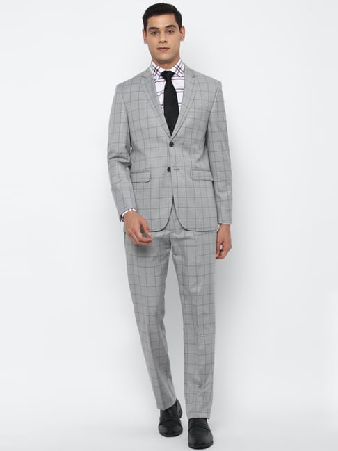 Grey check hotsell coat pant